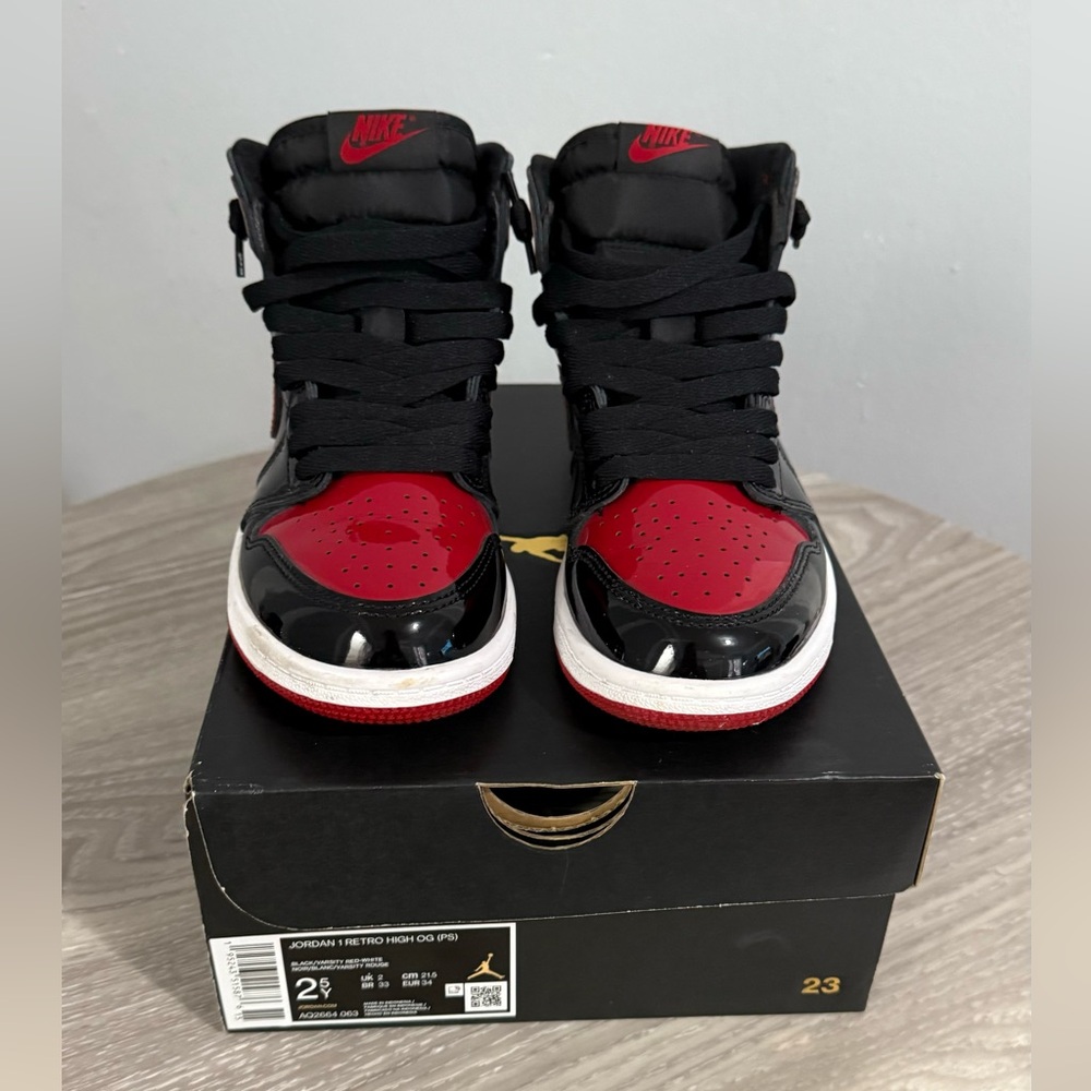 Jordan Black and Red High-Top Sneakers Classic Design